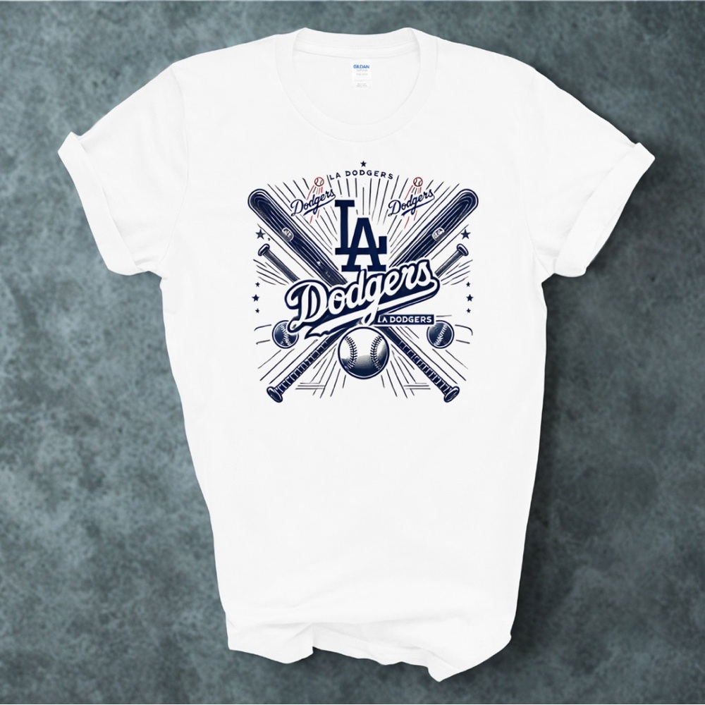Dodgers Baseball Women’s Fitted T-Shirt